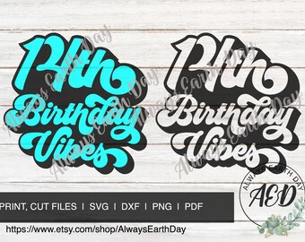 Download Birthday Vibes Svg Etsy