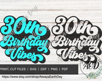 Download Birthday Vibes Svg Etsy