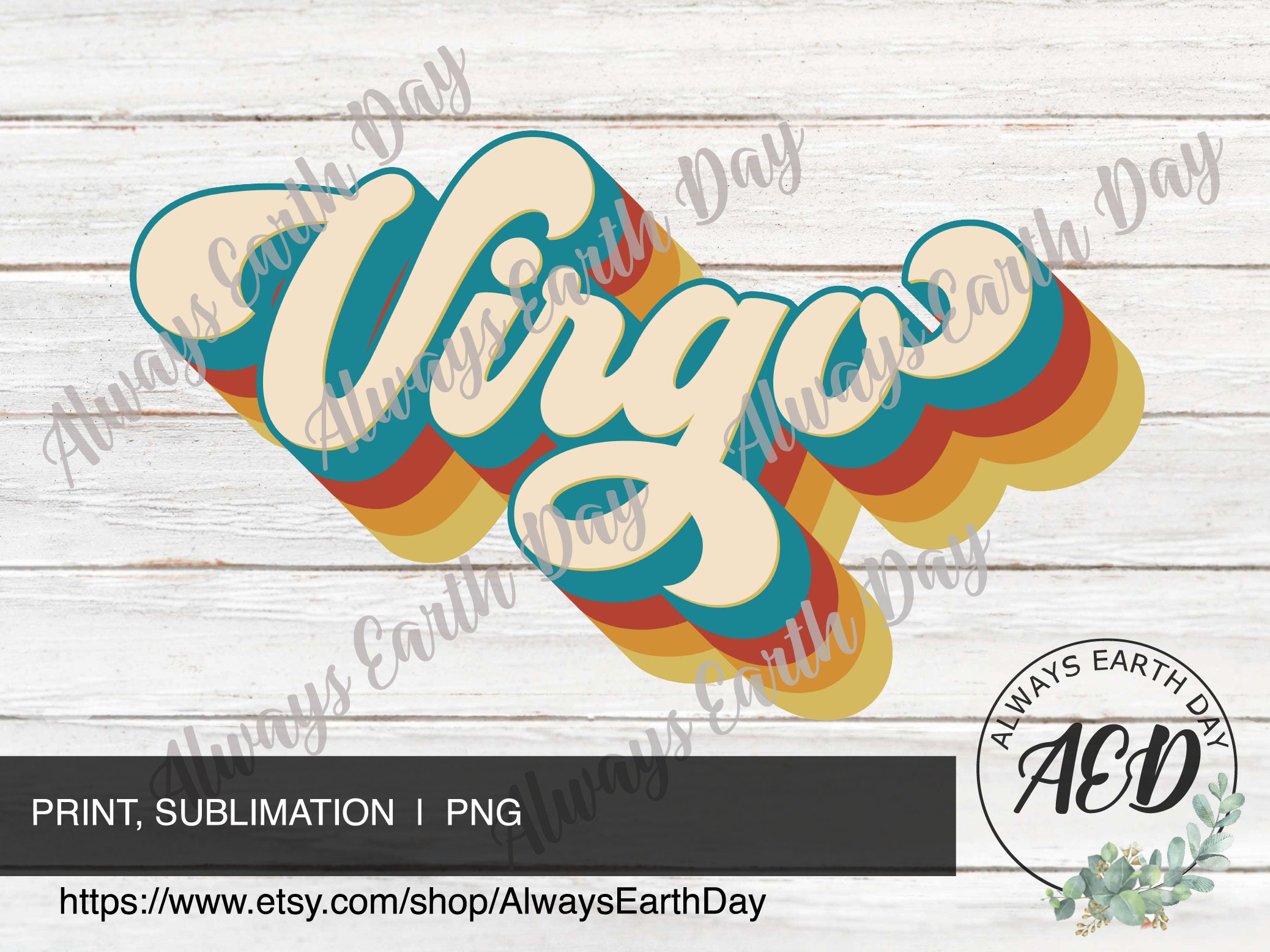 Virgo png, Virgo Sublimation Download, August Birthday png, September Birthday png, Zodiac Signs png, Retro, Astrology