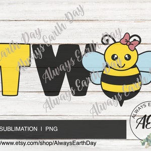 Cute Bee Birthday png, Two Bee png, 2nd Birthday png, 2nd Birthday Shirt png, Bee Themed Birthday png, Bee Birthday png, Bee 2nd Birthday