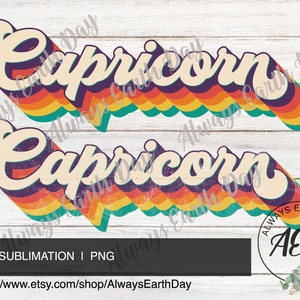 Capricorne png, Capricorn Sublimation Télécharger, Capricorne png, Décembre Anniversaire png, Janvier Anniversaire png, Zodiac Signs png, Retro