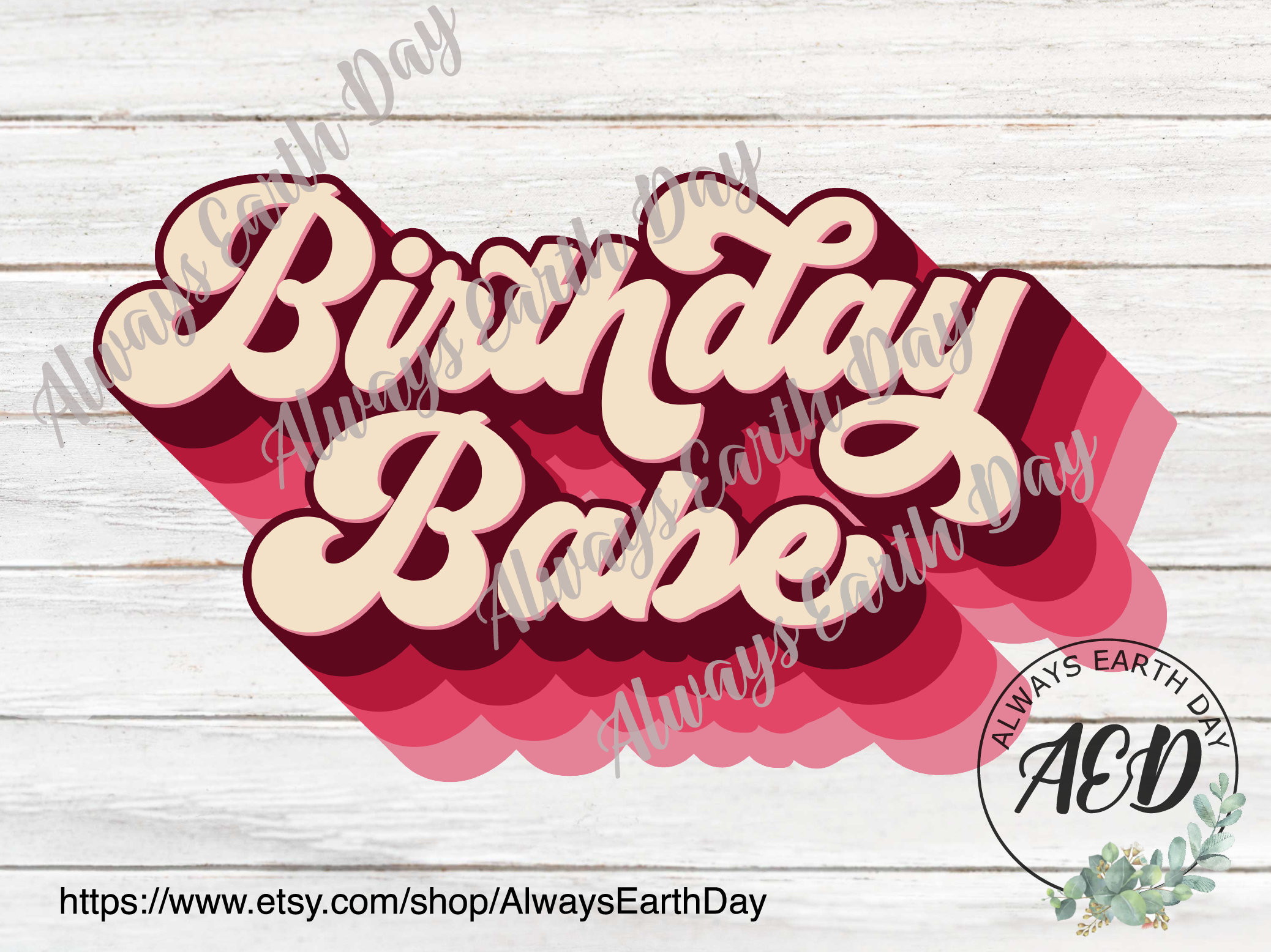 Birthday Babe Png Babe Sublimation Happy Birthday Png | Etsy