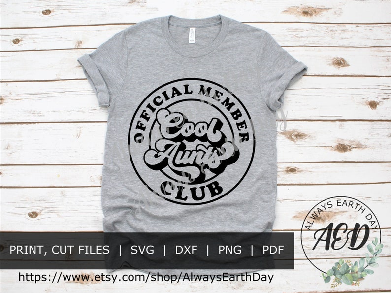 Download Cool Aunt svg Cool Aunts Club svg Cool Aunt Shirt Cool | Etsy