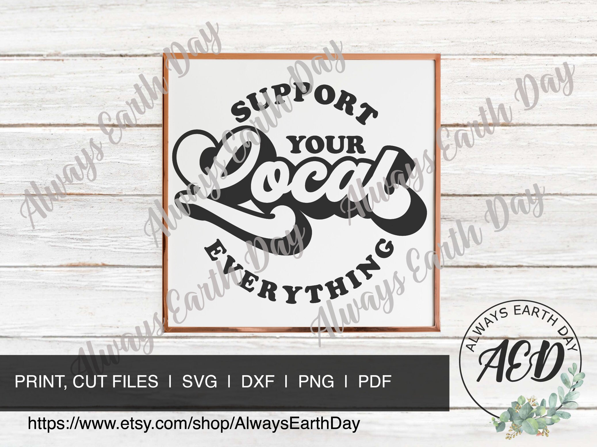 Support Your Local Everything Svg, Support Local Businesses, Support ...