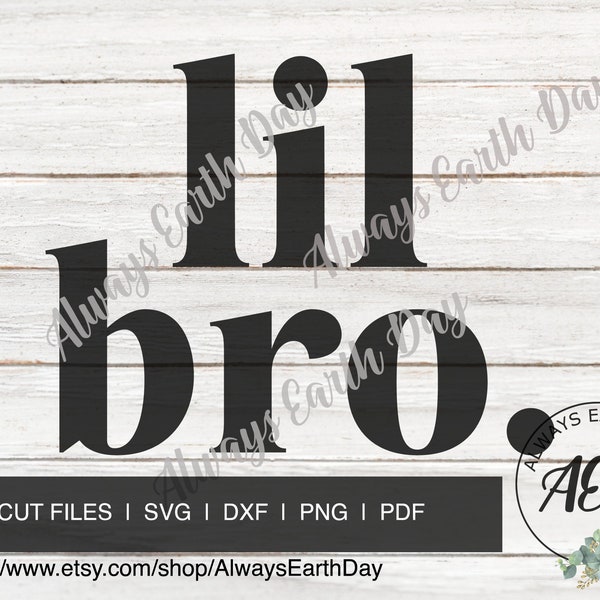 Lil Bro svg, Lil Bro png, Lil Bro Shirt svg, Little Brother, Little Brother Shirt svg, Baby Announcement