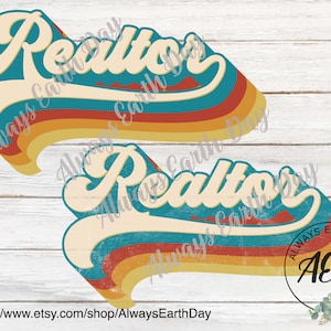 Realtor png, Realtor Sublimation Download, Realtor Shirt png, Real Estate png, Broker, Real Estate Agent, Retro png, Sublimation Design