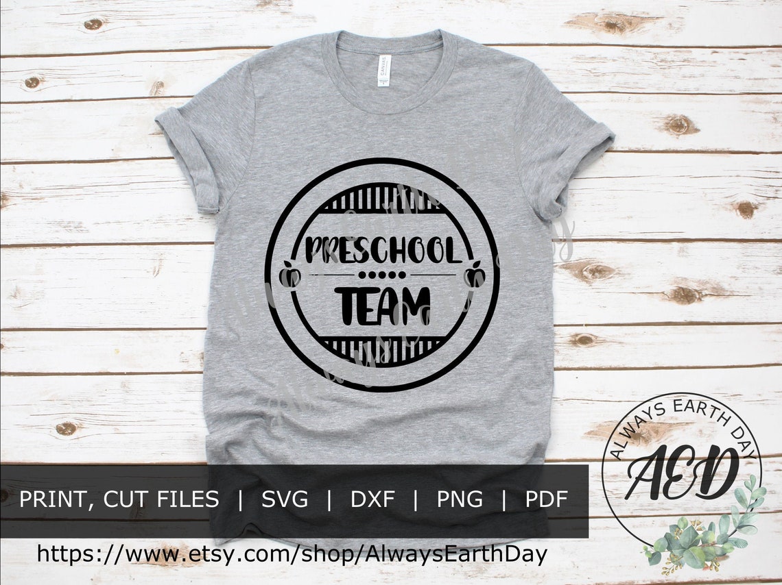 Download Preschool Team svg Preschool Shirt Teacher svg Teacher | Etsy