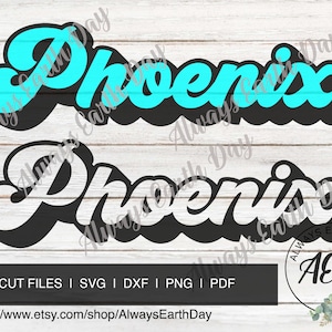 Phoenix svg, Phoenix Cheer Mom svg, Cheer svg, Sports svg, Game Day svg, School Spirit svg, Cheerleader svg, Phoenix png, Retro svg
