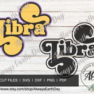 Libra svg, Happy Birthday svg, September Birthday svg, October Birthday svg, Zodiac Clipart, Zodiac Signs svg, Zodiac svg, Retro svg