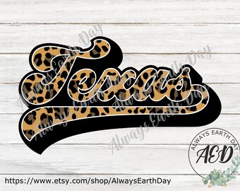 Texas Leopard png, Texas png, Texas State, Texas Shirt png, Texas Sublimation, Texas Leopard Print, USA svg, Sublimation Download, Retro