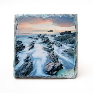 Schiefer untersetzer - Wembury, Devon