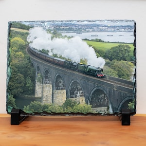 Photo Slate - Steam Train, The Flying Scotsman. 20x15cm