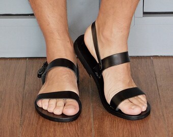 men strappy sandals