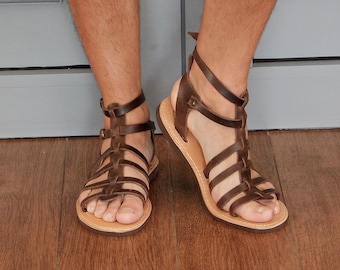 male gladiator sandals