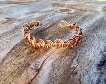 Healing koperarmband, artritisverlichtingscadeau, energiearmband gedraaide draad, verstelbare alchemie-sieraden