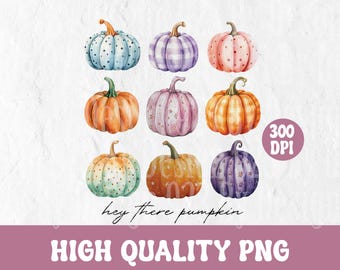 Hey There Pumpkin Fall Sublimation PNG Digital Download for fall, halloween sublimation, watercolor pumpkin png, watercolor sublimation