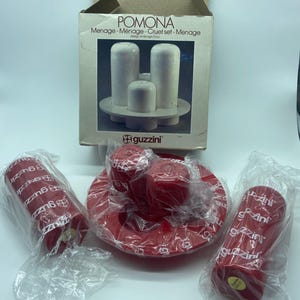 Pomona ménage design by Ambrogio Pozzi for Guzzini 80's