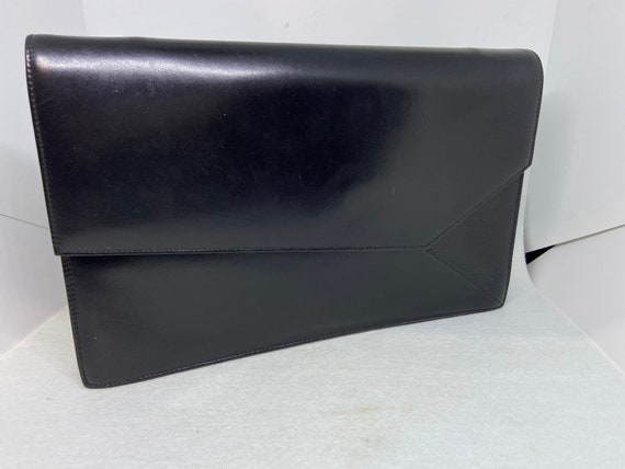 Bag Bag Gucci 70s black leather vintage clutch