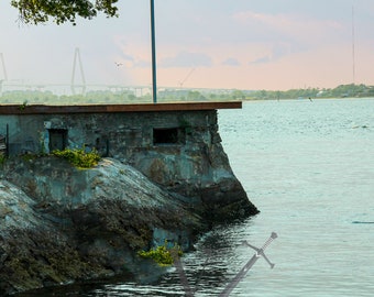Old Glory en la isla de Sullivan