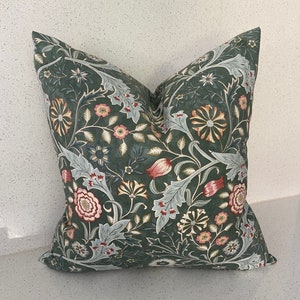 William Morris Wilhemina Floral Cushion Cover, 12/14/16 inches