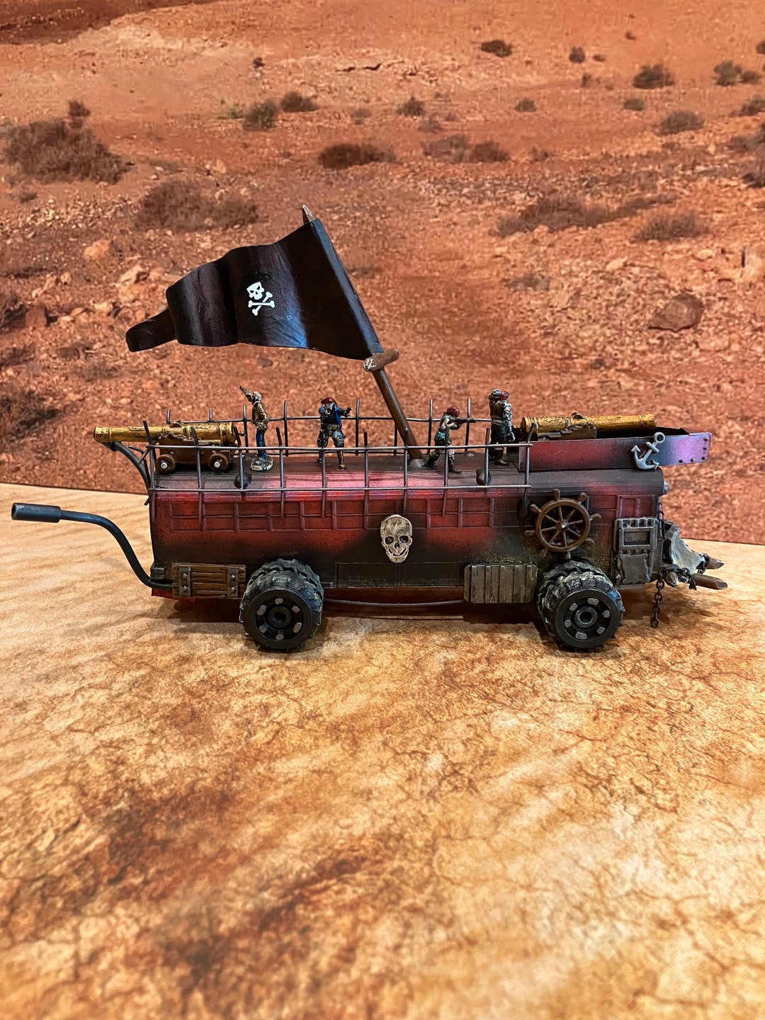 Gaslands War Rig Ready to Wreak Havoc Upon the Wastelands. This