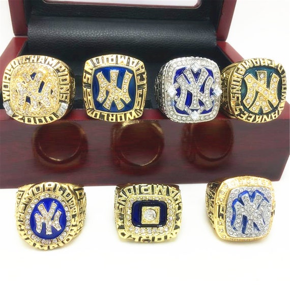 MLB New York Yankees Ring Championship Ring Seven Years | Etsy