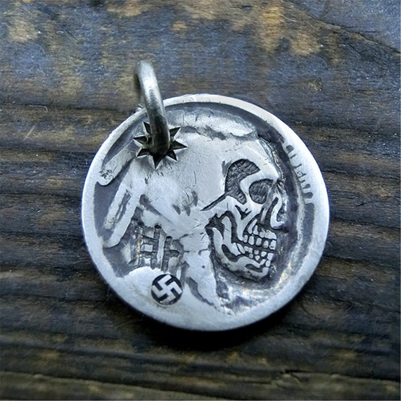 Antique Indian Head Coin Pendant Silver Custom Ann