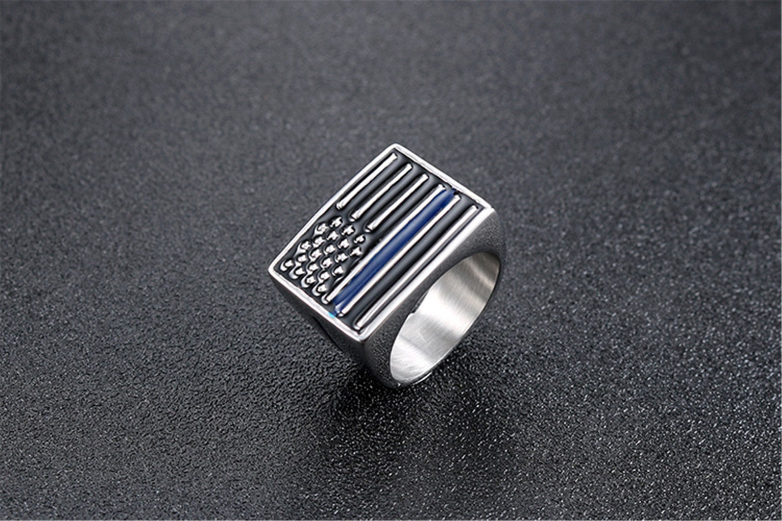 Unique American Flag Ring USA Flag Ring Handmade Men&rsquo;s | Etsy