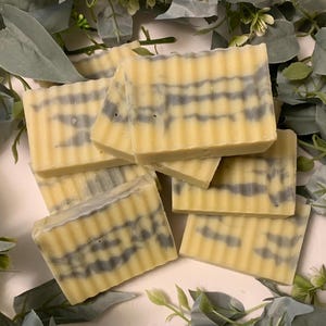 NETTLE BABY Bar Soap, UNSCENTED, Cold Process, Saponified Olive oil, Coconut oil, Shea butter, Beeswax, Moisturizing Soap
