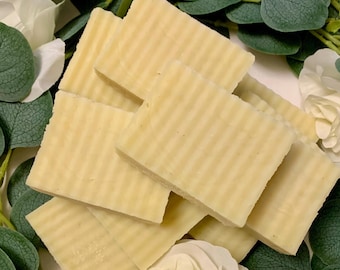 CHAMOMILE  BABY Bar Soap, UNSCENTED, Cold Process, Saponified Olive oil, Coconut oil, Shea butter, Beeswax, Moisturizing Soap