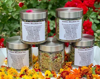 Herbal Wellness Tea 27 oz jar