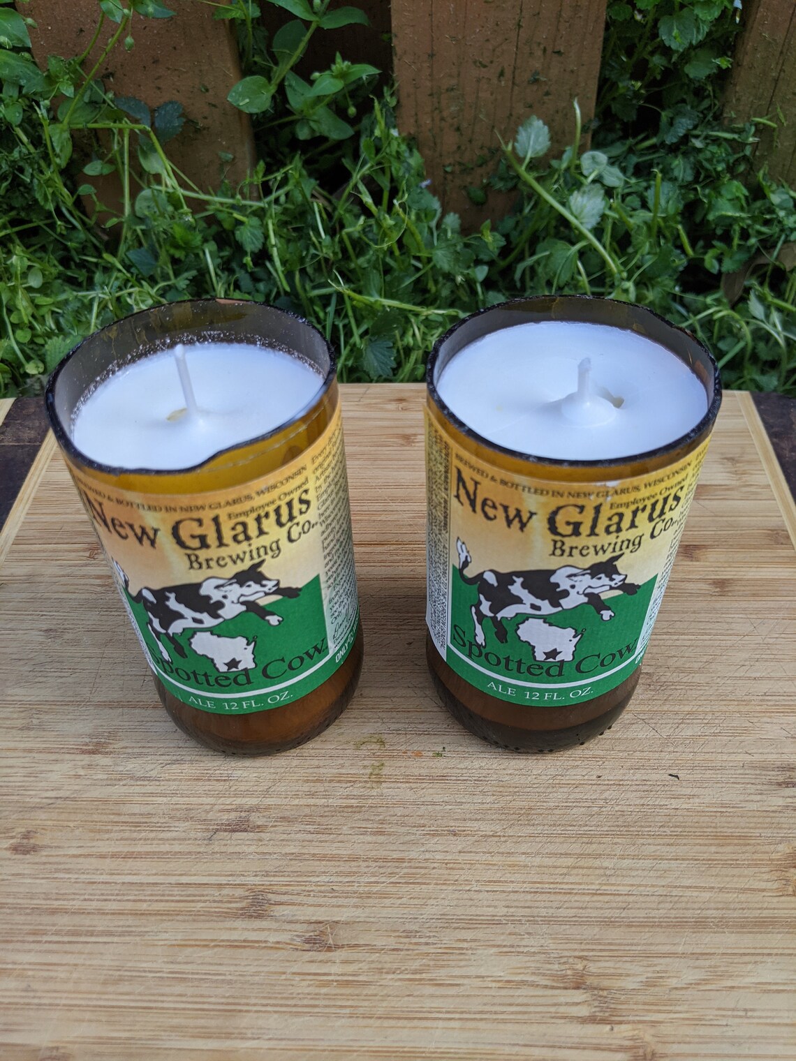 New Glarus Spotted Cow Beer Candles Etsy