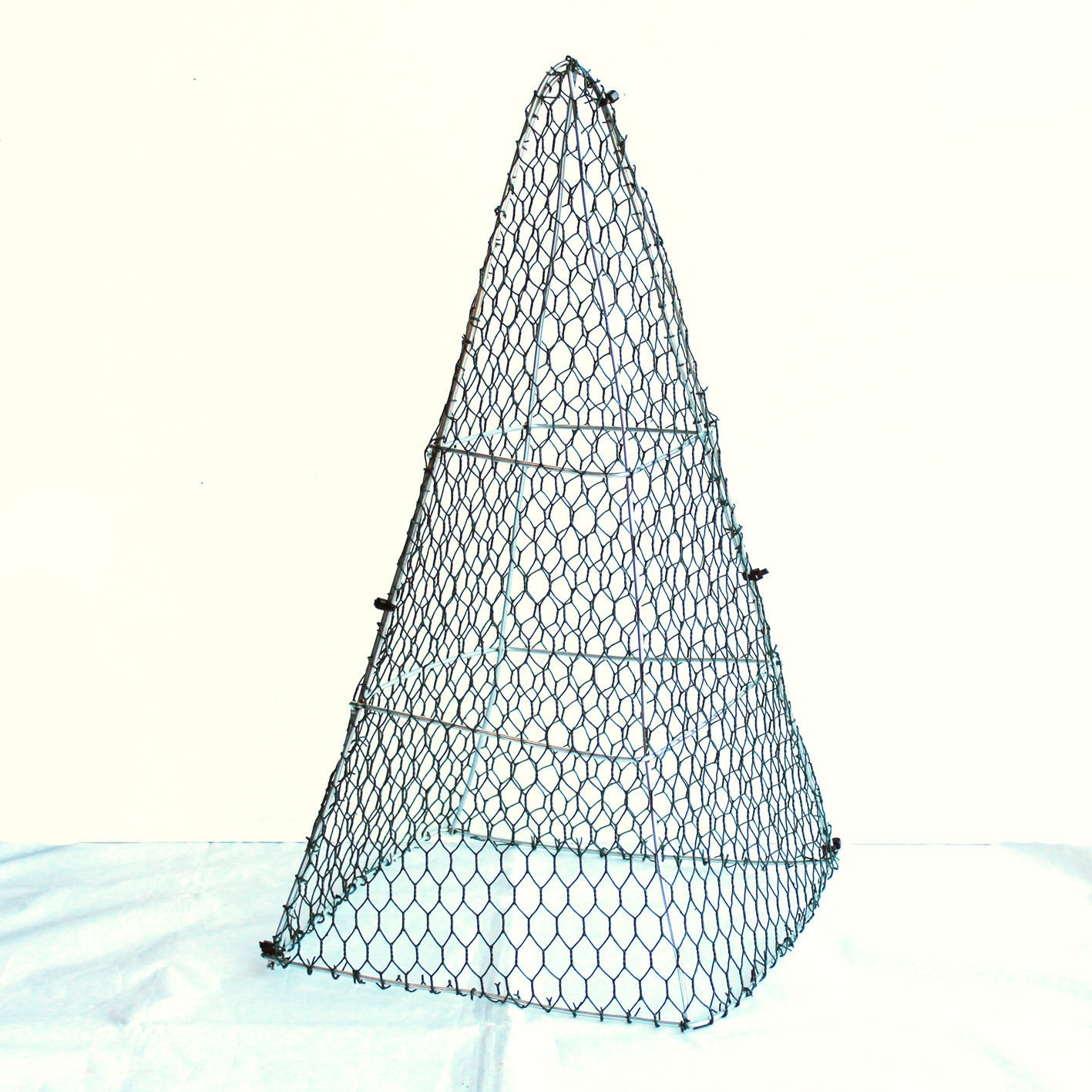 Handmade Topiary Pyramid Frame for Plants Perfect for the Budding