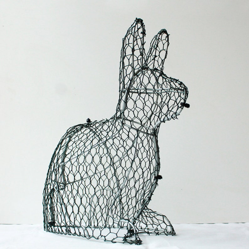 Handmade Topiary Rabbit Frame for Plants Perfect for the Budding ...