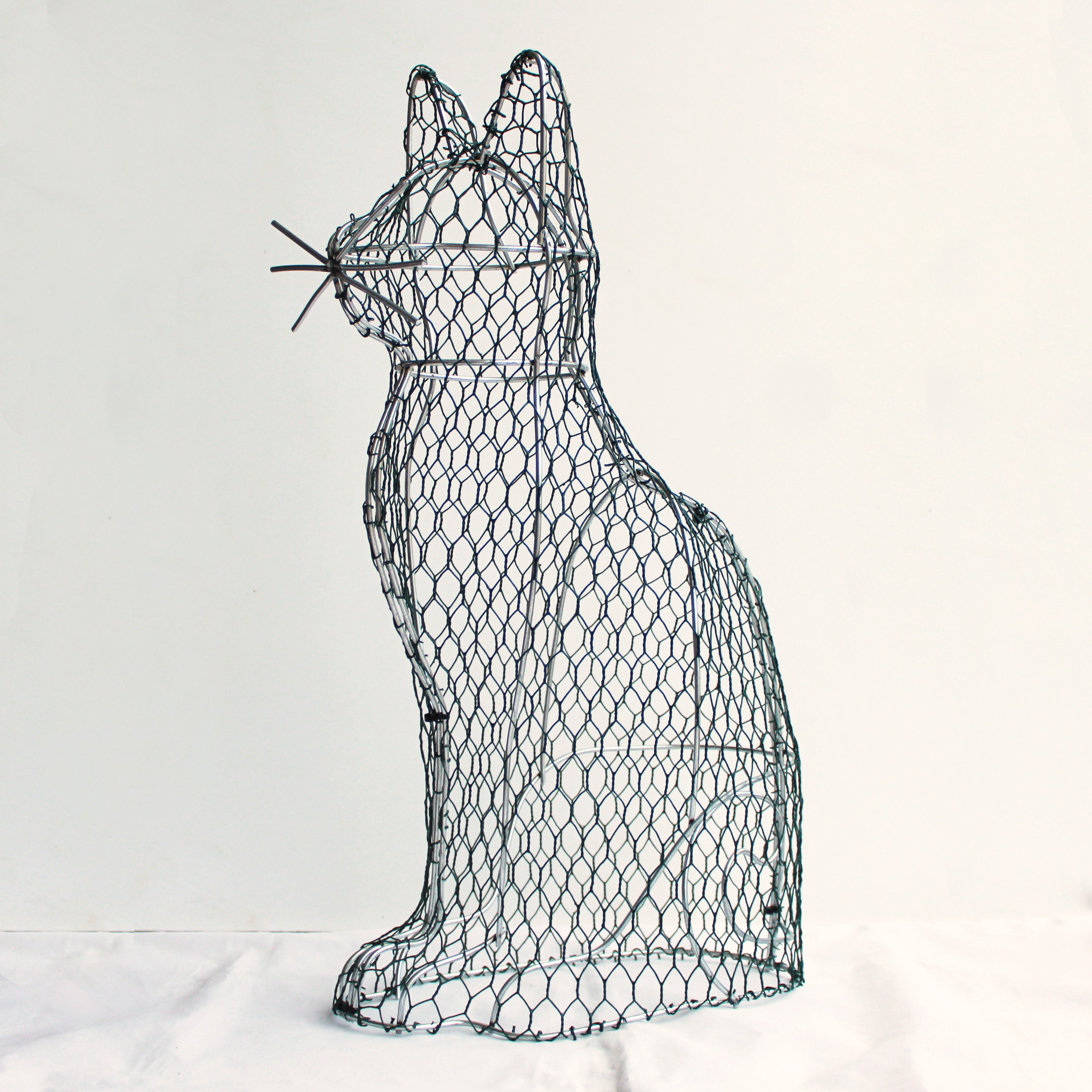 Handmade Topiary Cat Frame for Plants Perfect for the Etsy