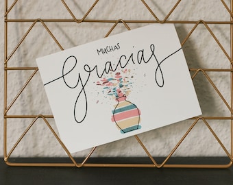 Postkarte “Muchas Gracias“