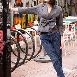 Patron de couture pour veste courte : croisé à la taille (XS-3XL) (Patron PDF) image 4