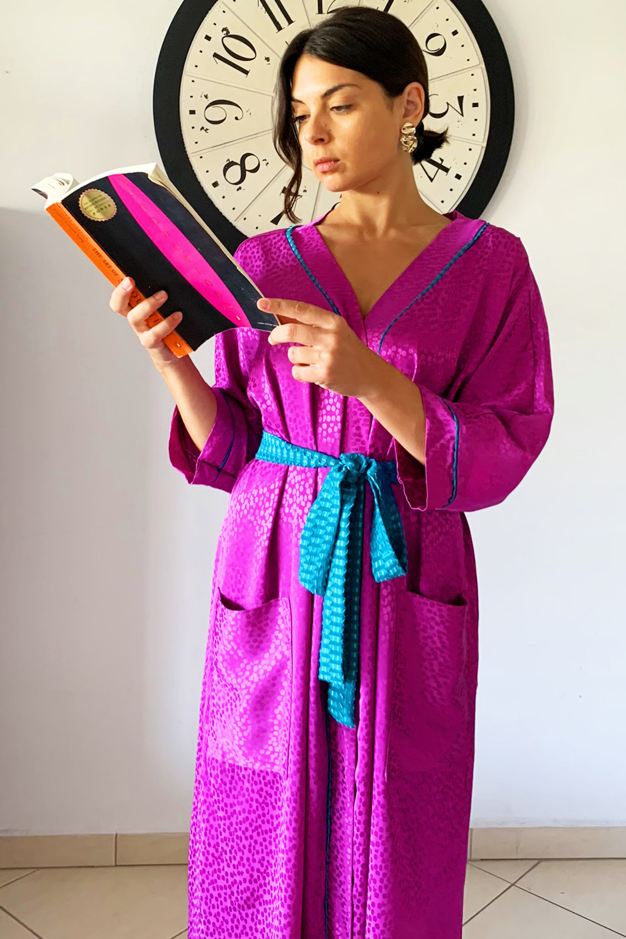 Robe Wrap Dress Sewing Pattern Maxi Loungewear for women Etsy Canada