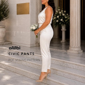 high waisted cigarette trousers white High Waisted Cigarette Pants