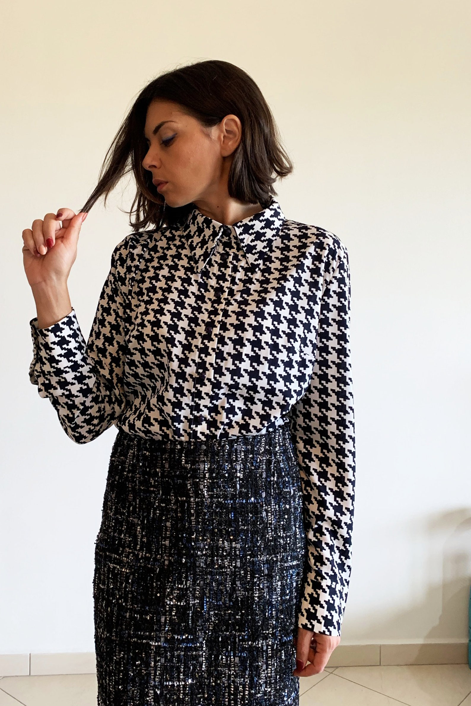 Button up Shirt Sewing Pattern for Women Straigh Fit Etsy