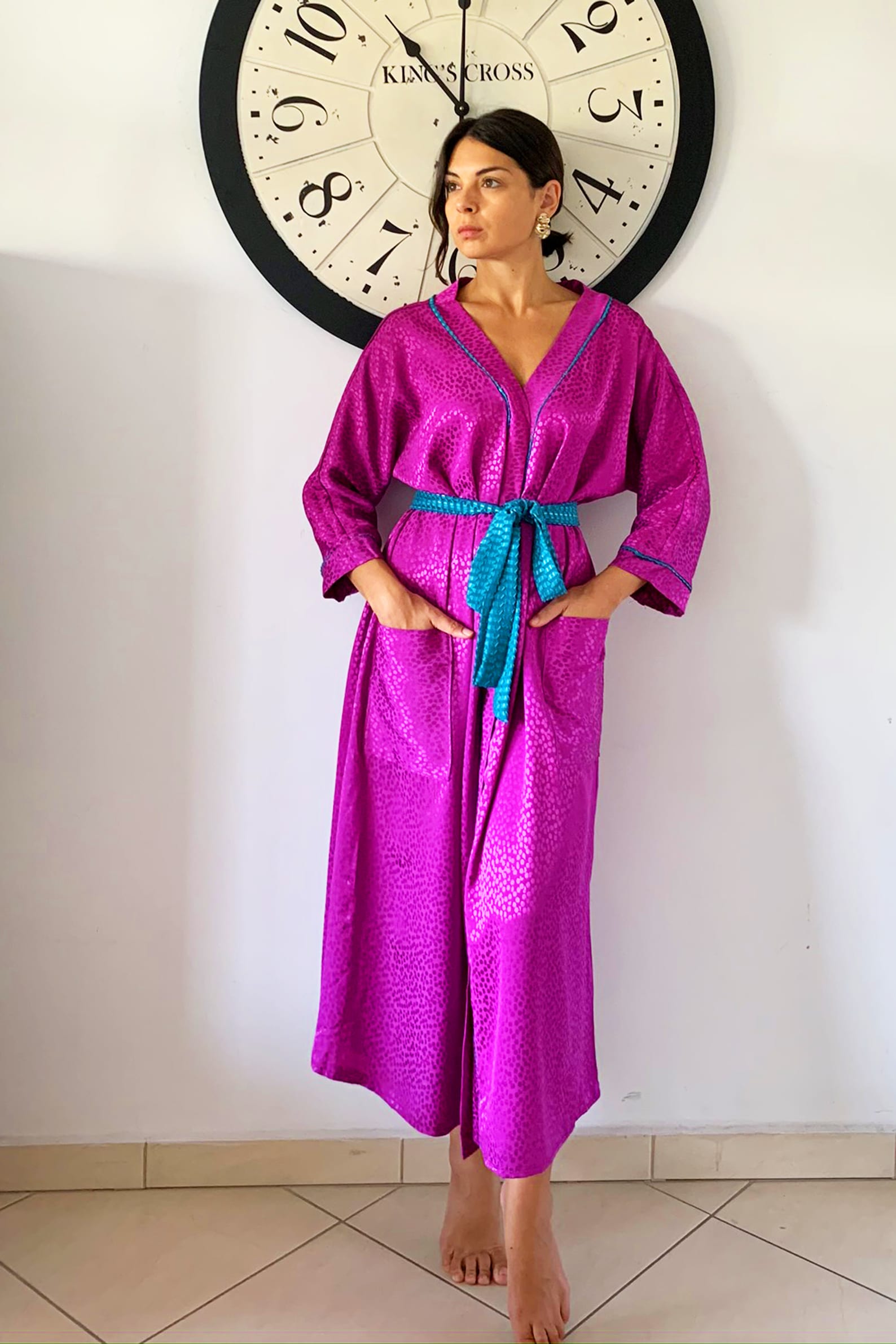 Robe Wrap Dress Sewing Pattern Maxi Loungewear for Women Etsy