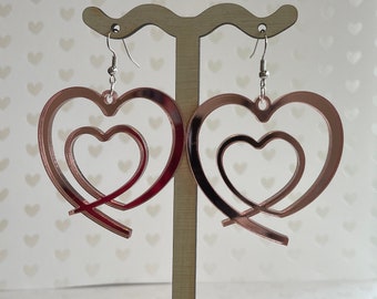 Valentines day earrings acrylic, valentines day gift for best friend valentines day gift for friends valentines day gifts for girlfriend