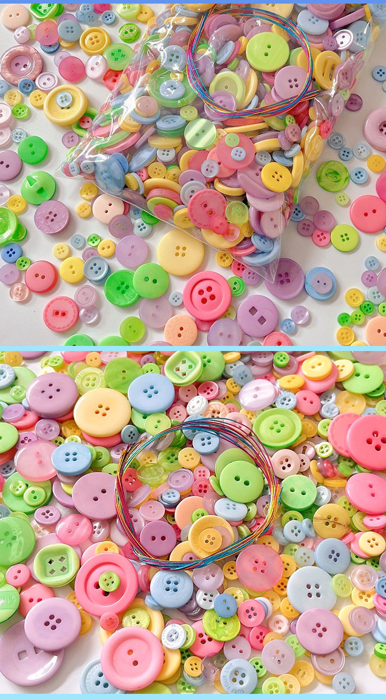 Mixed Children Buttons Creative Buttons Make up Buttons DIY Crafting ...