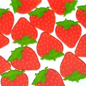 Impression laser -Cutting Acrylique Strawberry Planar Miniatures-Home Scrap-booking Supplies-Earring DIY Parts