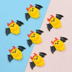 Halloween Bat Miniature Charms Rein Halloween Flatback Cabochons-Halloween Party Decoration-Halloween Earring Jewelry Parts Halloween Charms