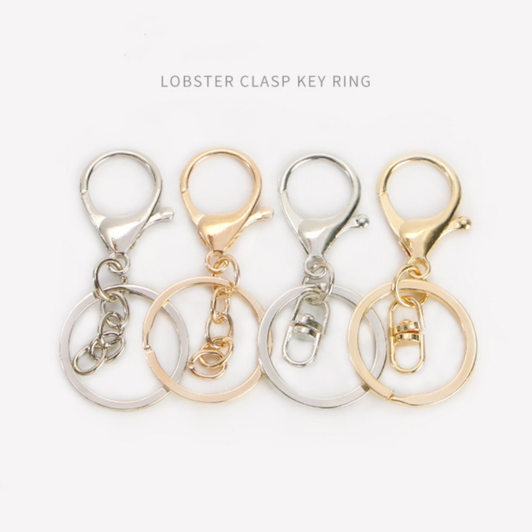 Metal Lobster Claw Clasp With Key Rings,keychain Accessories, Keychain ...