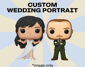 Double - Custom Digital Portrait *IMAGE ONLY* No Physical Item *TWO Portraits* - Custom Figure, Kids, Birthday, Wedding, Pet