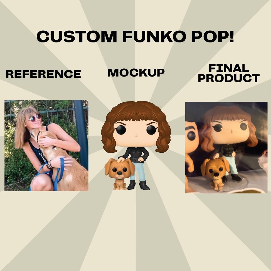 Female Funko Pop Template