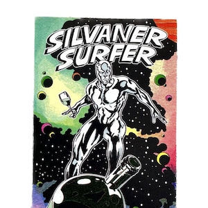 Silvaner Surfer Wine Meme Magnet