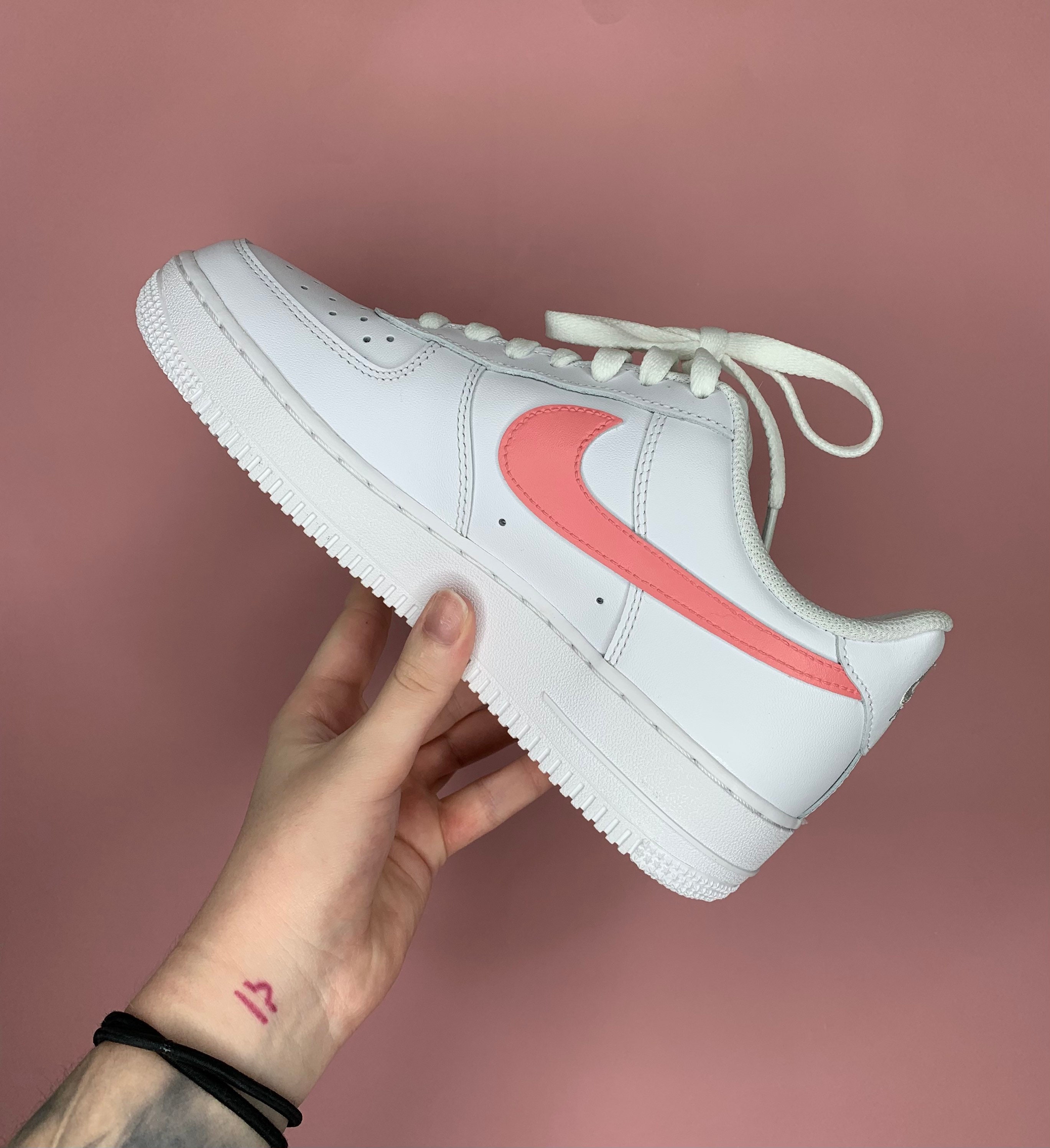 smiley face air force 1s